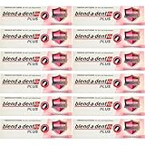 Blend-a-dent Plus Barriere Gegen Speisereste Premium Haftcreme Geschmacksneutral, für Voll- und Teilprothesen, 12x 40g Pack