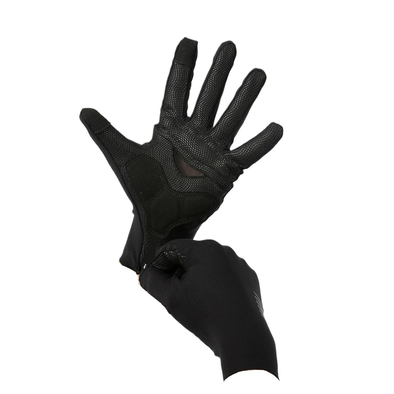 Guantes de ciclismo con dedos completos for bicicleta, guantes deportivos escalar, transpirables a prueba golpes Unisex Para MontañIsmo