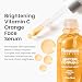 Himalaya Brightening Vitamin C Orange Face Serum, with Niacinamide, Hyaluronic Acid & Tangerine Peel Extract for Visibly Enhanced Luminosity and Brighter Skin, Lightweight Formula, 1.0 fl oz (30 mL)