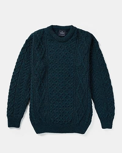 Men's Wool Sweater Fishermen's Jumper Made in Ireland2