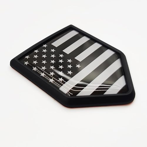 Overdecor Calcomanías de bandera estadounidense de Estados Unidos, emblema de automóvil, accesorios de automóvil, decoración de bandera de EE. UU.,