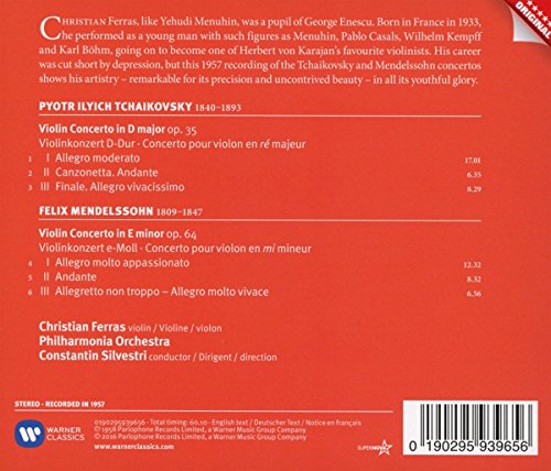 Christian Ferras - Tchaikovsky & Mendelssohn. Vio