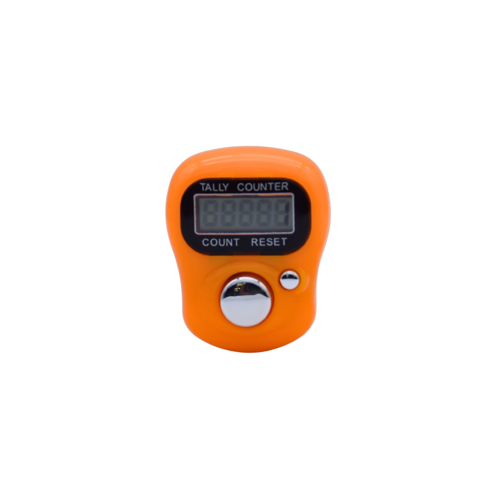 Puja Samagri Ghar Digital Hand Tally Counter Ring, LCD Display Counter for Cricket Umpire, Mantra Counting, Multi-Purpose Use, Orange (1)-image-2