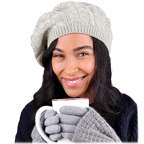 Image of Nollia Soft Knit Solid Color Beanie, Chic, and Lightweight Crochet Knitted Style Beanie Hat for Women, One Size Slouchy Hat