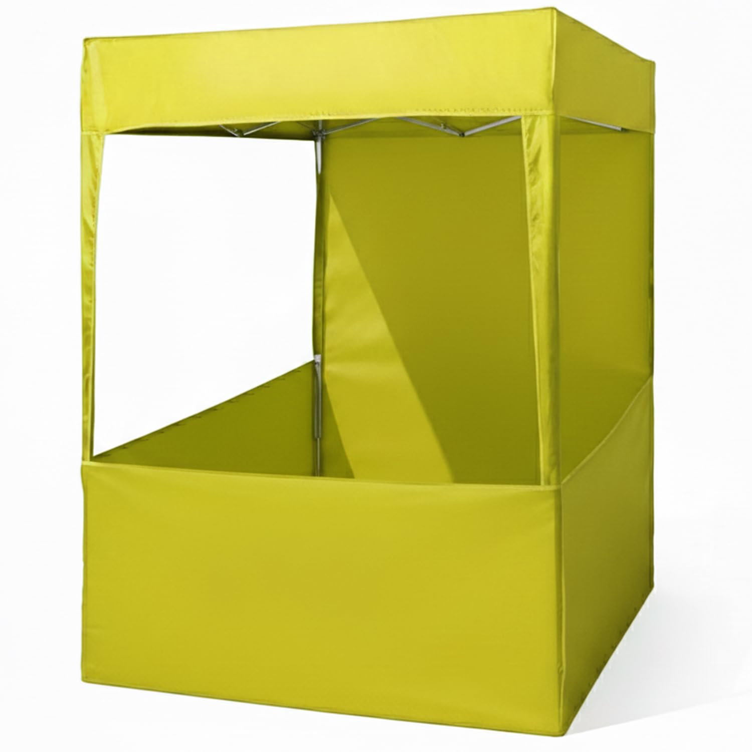 OUTO 4x4x7 ft Promotional Canopy 3-Side Open Foldable Tent