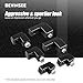 Bevinsee Wing Spoiler Riser Kit Compatible with Ford Fiesta ST Hatchback 2014-2019 Black