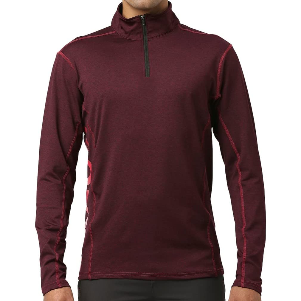 GOKYOK2 Trekking & Outdoor Tshirt for Gen Z - High Stretch 240 GSM Melange Body Print for Cold Weather for Men