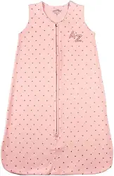 Casulo de Bebê para Menina em Suedine Estampado – Saco de Dormir com Estampa de Corações