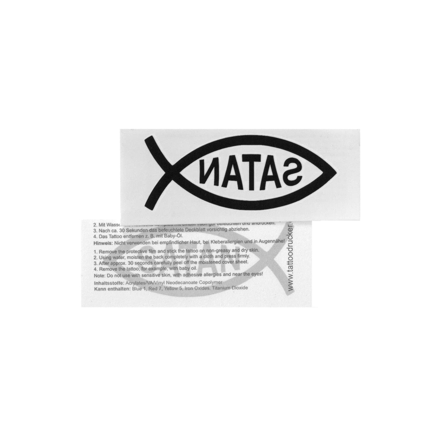 Satan Fish Tattoos Evil From The Needle • Tattoo Studio | Book Now