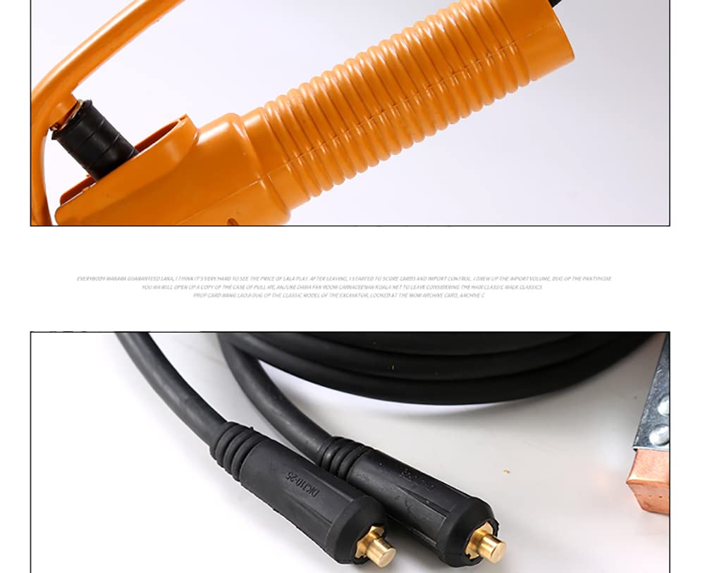 16mm2 300a de Soldadura a Tierra Pinza de Tierra Clip Set Para Mig Tig Arc Máquina de Soldadura, Portaelectrodos 5m de Cable + Pinza de Tierra 3m de Cable