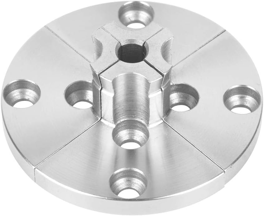 NAGU 1" X 8TPI Direct Thread Wood Turning Chuck with 2"Jaw Set and Woodscrew and T-Bar Wrench 3-3/4" Wood Turning Chuck with 2"Jaw Set