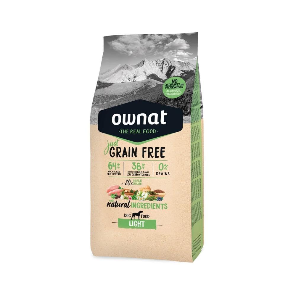 Pienso para Perro OWNAT Grain Free Just Light 14 kg