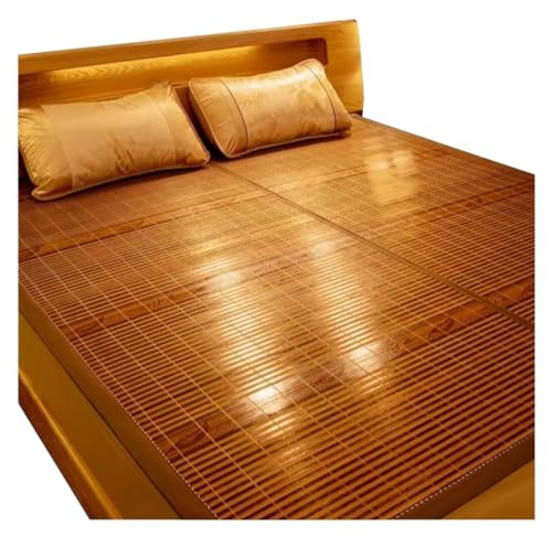 Kühlende Sommer-Isomatte – doppelseitige Bambus-Bettauflage,...