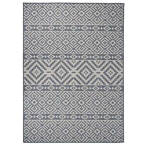 Tapis d'extérieur polypropylène robuste 200x280 résistant UV pour balcon