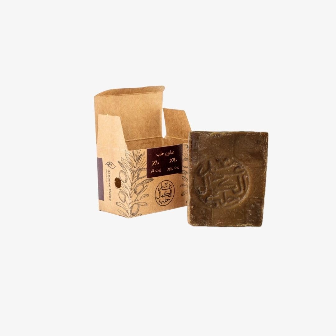 Aleppo Natural Soap - Olive Oil & Laurel oil | Pure, Handmade & Matured 7 years | Fragrance-Free 170 gram (10% Laurel oil)