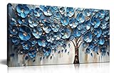 Prepeyssee Blue Tree of Life Wall Art Large Artwork for Living Room Bedroom Office Home Decor Modern Canvas Prints Ready to Hang 20