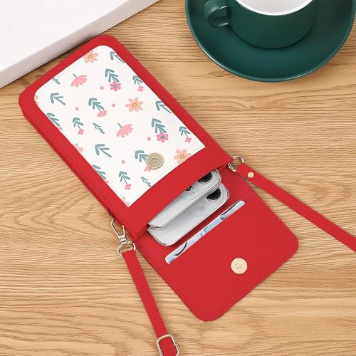 Small Crossbody Bags for Women, Touch Screen Phone Bag Phone Holder Wallet Shoulder Purses for Travel Shopping Dating Pouch4