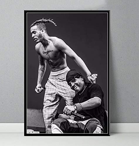 DAQIANSHIJIE Hip-Hop Cantante de música Rap Xxxtentacion póster Pintura de la Pared...