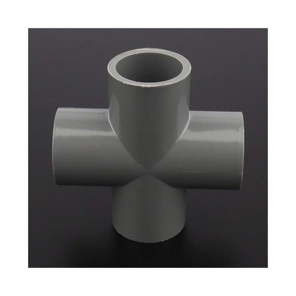 Tubo de PVC 12/24 / 48pcs / lot conectores de tuberías Piezas de tuberías adaptador golpecito de la cocina del tanque de agua del sistema de irrigación Conectores atraviesan juntas de jardín Accesorio