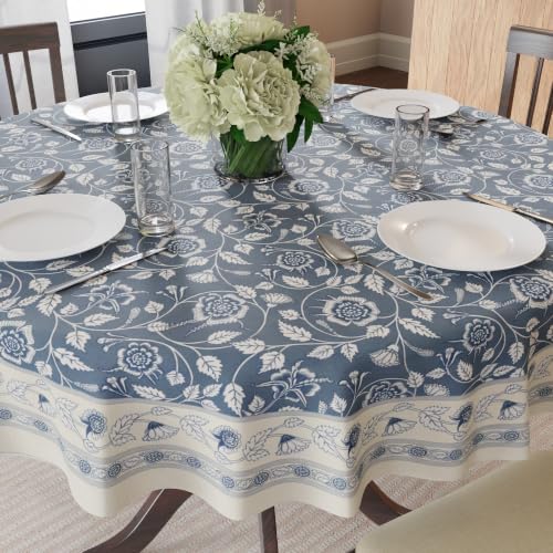 Image of Encasa XO Dining Table Cloth 4 Seater, Water Repellent Table Cover