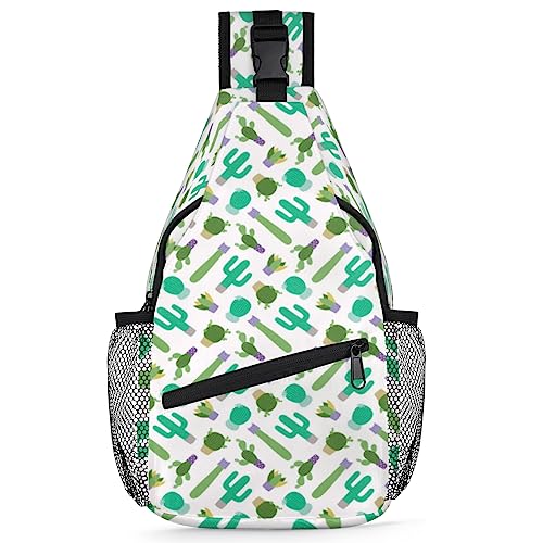 Sac sling succulentes parfait pour le cyclisme urbain et l'école