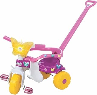 Triciclo Butterfly Infantil com Luz Tico Tico Motoca Magic Toys 2574