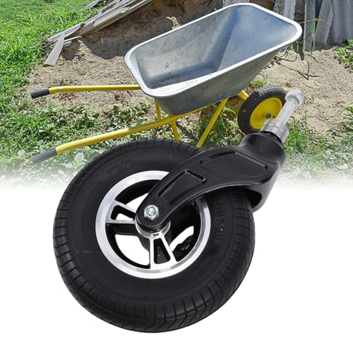 Roue pivotante de 200 mm en caoutchouc et aluminium robuste