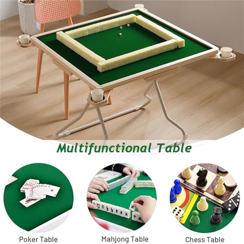 Mesa plegable para Mahjong con posavasos y bandejas miniatura 2