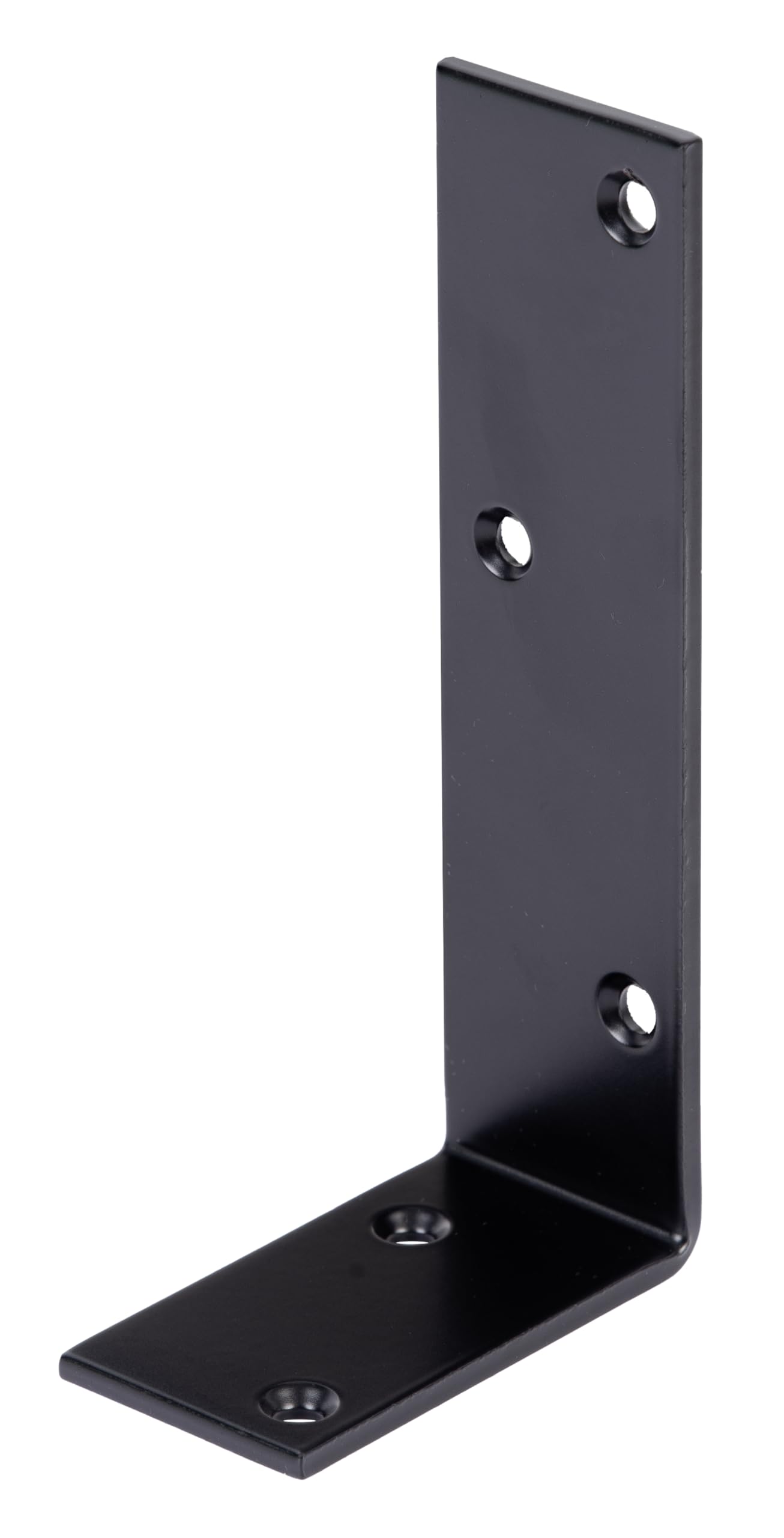Alberts 825041 Equerre de poutre - noire - plastifiée - 75 x 150 x 40 mm | kit de 20