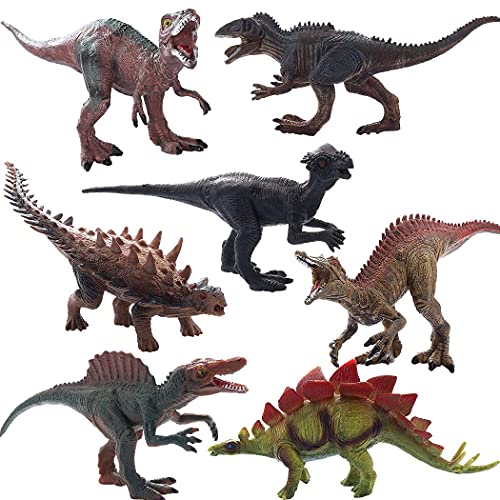 Taktik Jumbo Dinosaur Set Plastic Dinosaur Playset for Kids Detailed Realistic Large Dinosaur Toys Set for Dinosaur Lovers Dinosaur Toys for Toddlers, Boys and Girls
