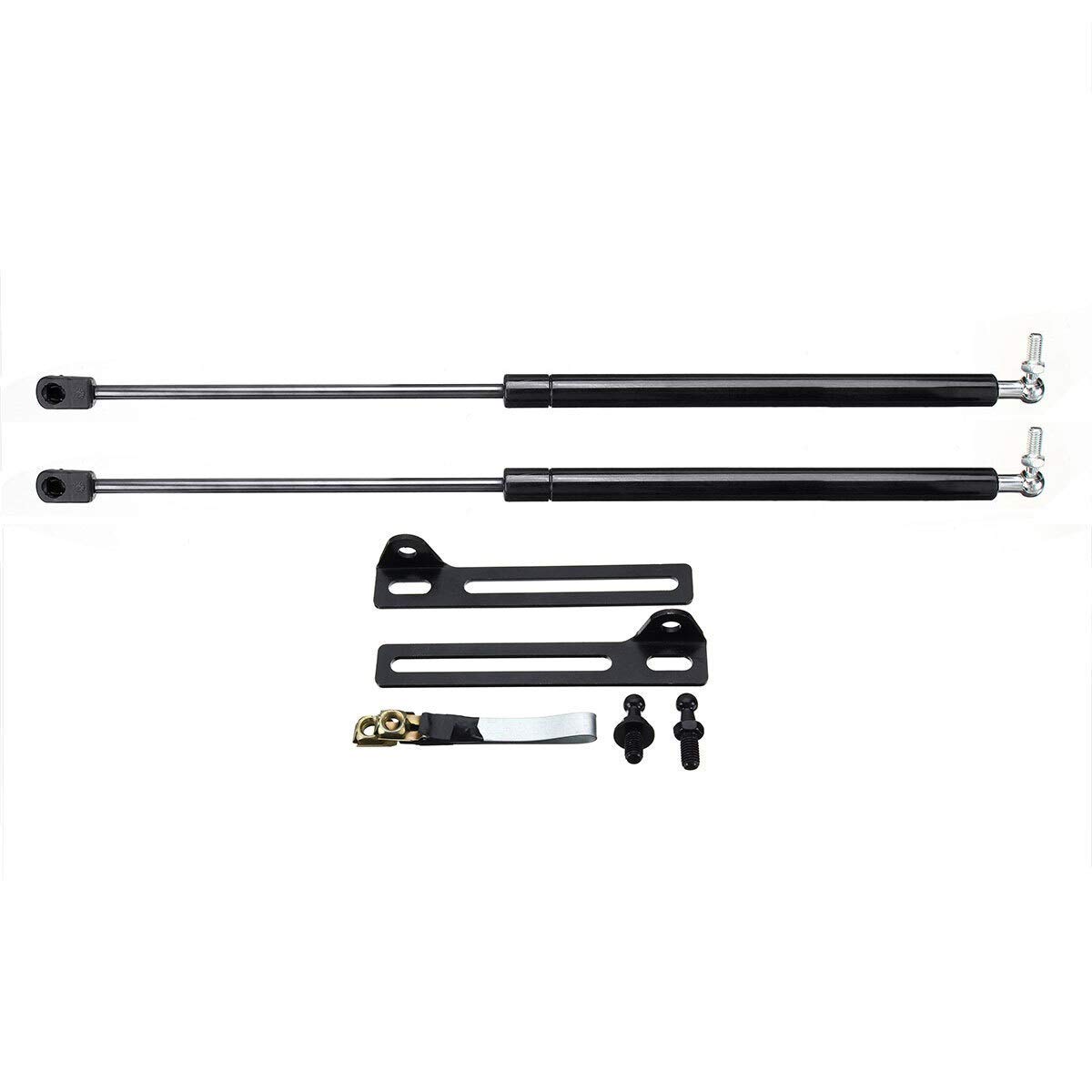 2 Supporti per Sollevamento Cofano Motore per Auto Puntelli Ammortizzatori per Molle a Gas RArm Adatto per Qashqai J11 X-Trail T32 2014-2018