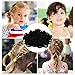 100 Stück Elastisch Haargummis Klein, Baby Haargummis, Soft Baumwolle Mini Haarband, Ohne Metall Haargummis, Pferdeschwanz Inhaber Perfekt für Kinder, Babys, kleine Mädchen, Schwarz