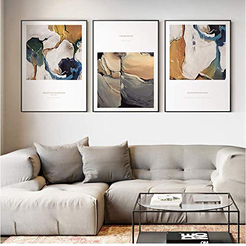 Toile abstraite aquarelle 50x70cm, impression haute définition d'art moderne