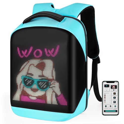 Gelrova LED Backpack 17 Inch, City Serise Full Color Screen