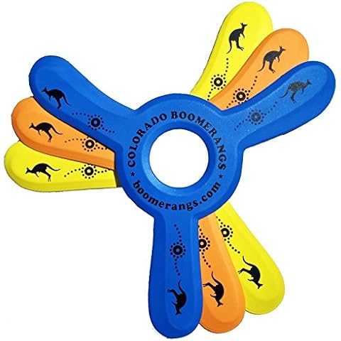 Kanga Boomerang 3 Pack, 3 Kids Boomerangs From Colorado Boomerangs! Cover