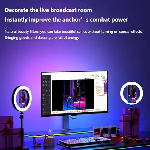 Tira LED para monitor 27 pulg Yoidesu RGB miniatura 7