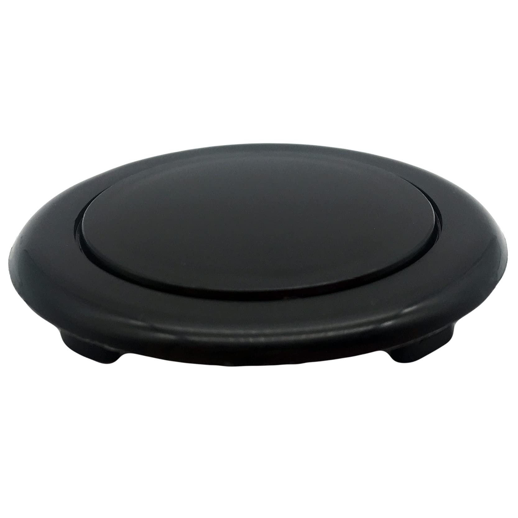 Bouchons Pour Trou De Parasol De Table Extérieure - Lot De Capuchons Noirs En PVC - Diamètre 4,1 Cm - Pour Terrasse, Jardin