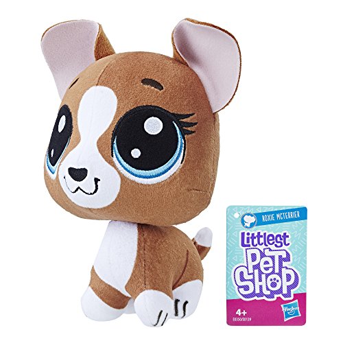 Littlest Petshop- Peluche avec Tête Qui Dodeline Roxy 15 cm, E0350