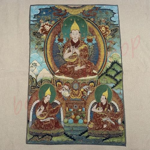 DFSGEP Thangka Family Decoration Painting 60x90cm Zhaocai