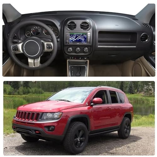 Tapis tableau de bord Jeep Cherokee KL couverture pare-soleil dashmat - 7