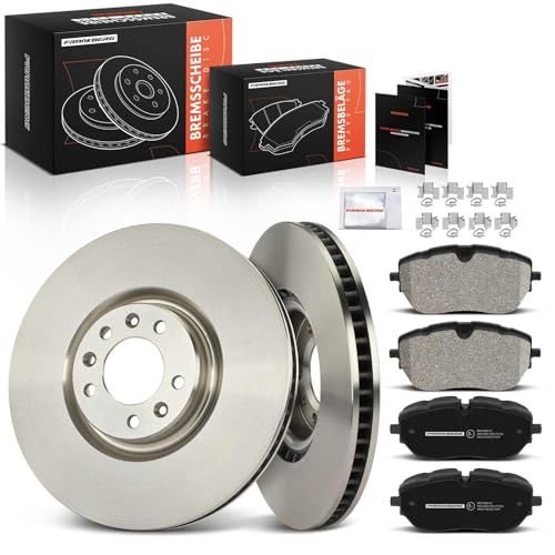 Kit de frein avant Frankberg haute durabilité avec disques ventilés et plaquettes