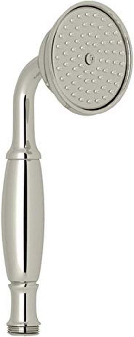 Rohl 1101/8EPN Anti-Cal Single-Function Handshower, Polished Nickel
