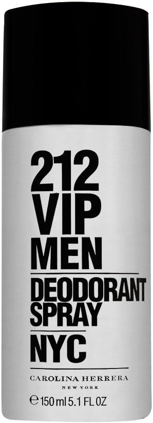 Carolina Herrera 212 VIP Deodorant Spray for Men, 5 Ounce