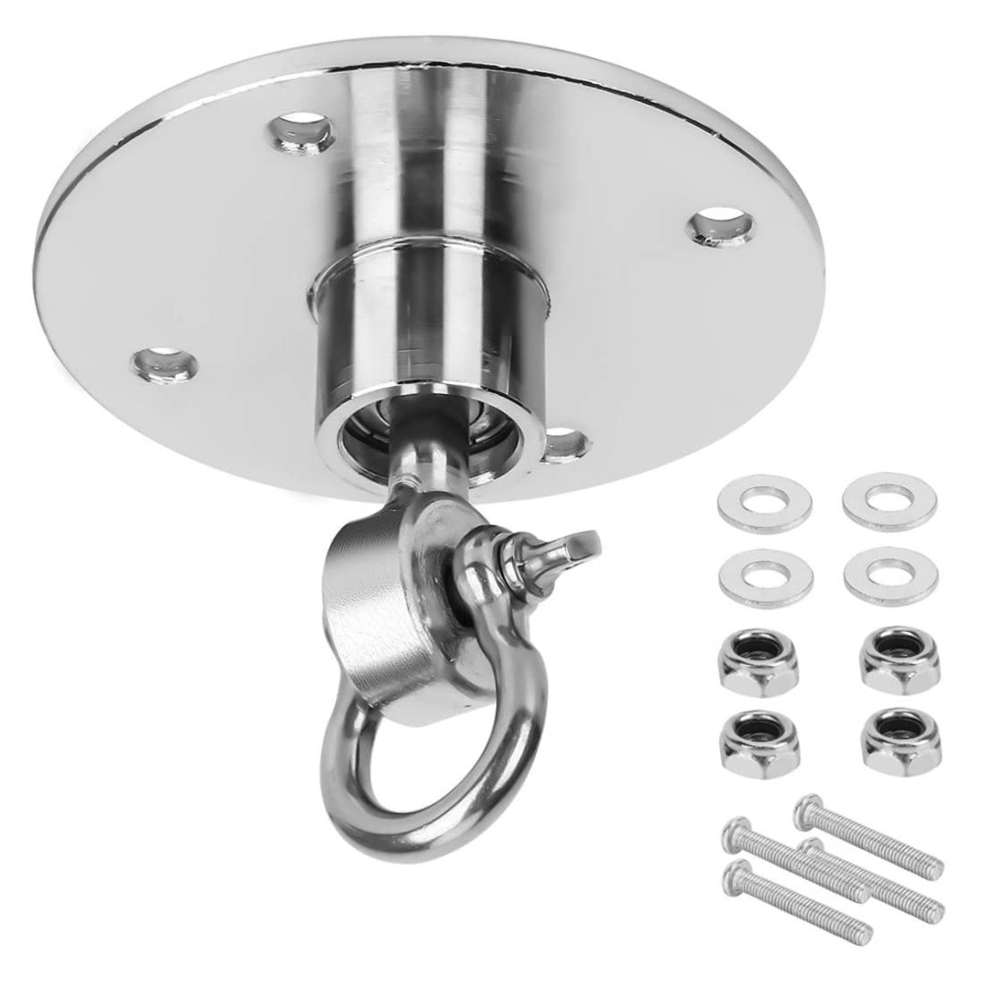 Speed Bag Swivels Boxing Bag Metal Bracket Multi-Direction Speedbag Swivel Equipment for Training Boxing Silver for Sport Accessories