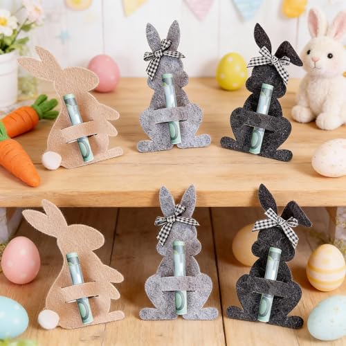 16 Stück Geldgeschenk Ostern Verpackung,Ostergeschenke Erwachsene/Kind,Perfekt Zum Verpacken Von Ostergeschenken Mit Geldscheinen, Gefühlt Material, Lustige Und Kreative Osterdekoration