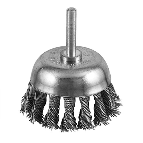 Image of EAB Tool 2160417 2 1 /2 inch Carbon Steel Knotted Wire Cup Wire Brush - Recyclable,
