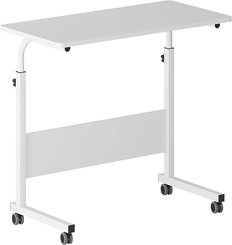 DlandHome Escritorio con ruedas ajustable, mesa auxiliar móvil de 31.4 pulgadas con ruedas, mesa C ajustable, soporte portátil para computadora disponible en Yaxa Mexico