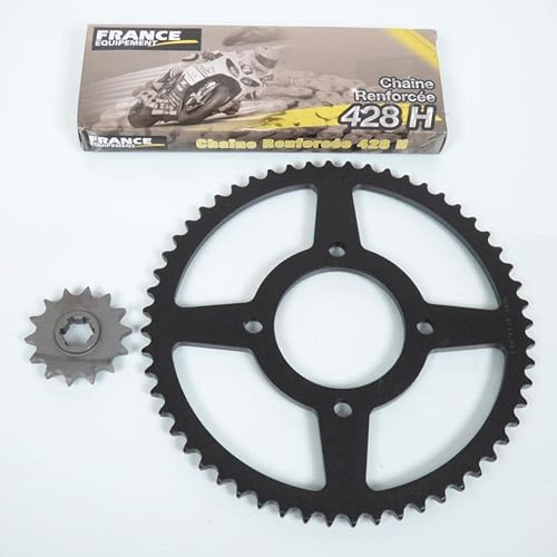 Motorrad Kettensatz France Equipement Suzuki 125 Intruder 1999 bis 2008 14X56 pas 428 / JS1A4 Neuware