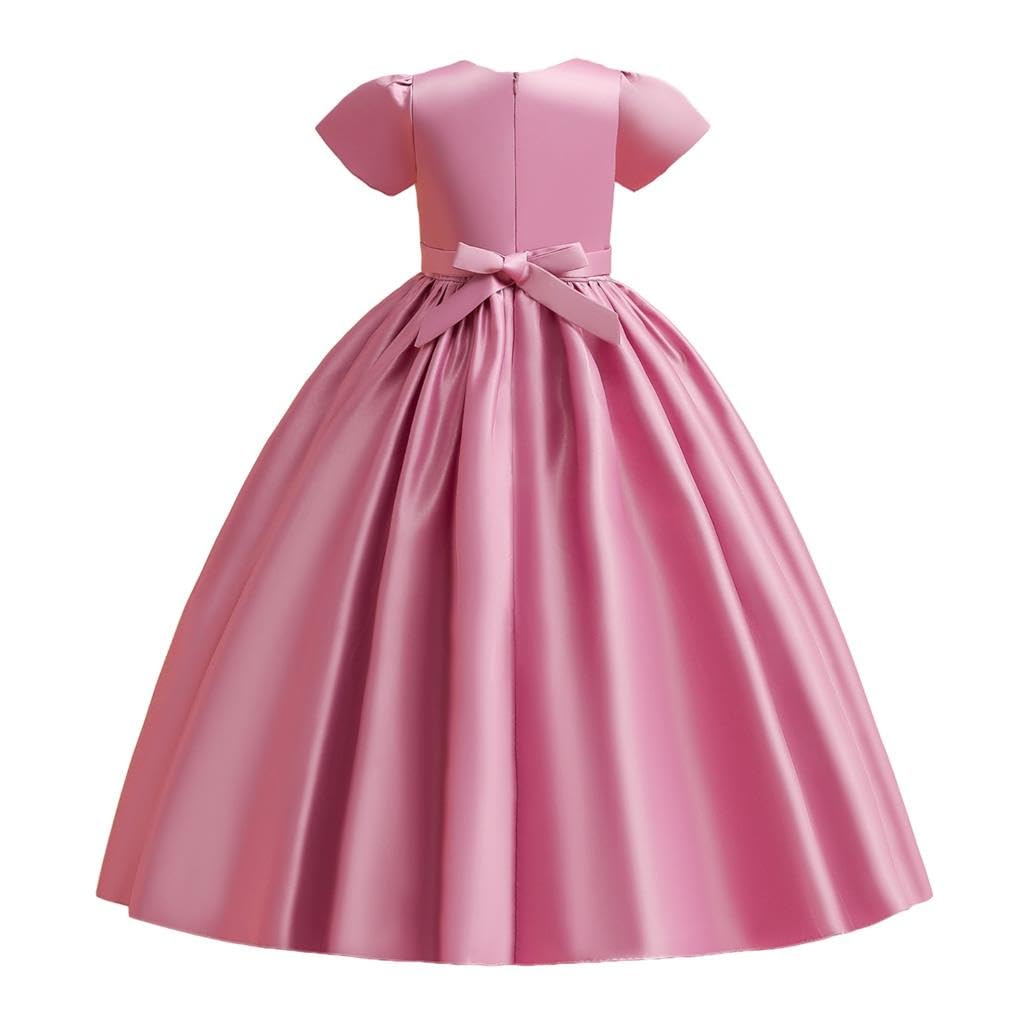 Lito Angels Vestito Damigella Abito da Festa Cerimonia Natale Elegante per Bambina Taglia 5-12 Anni
