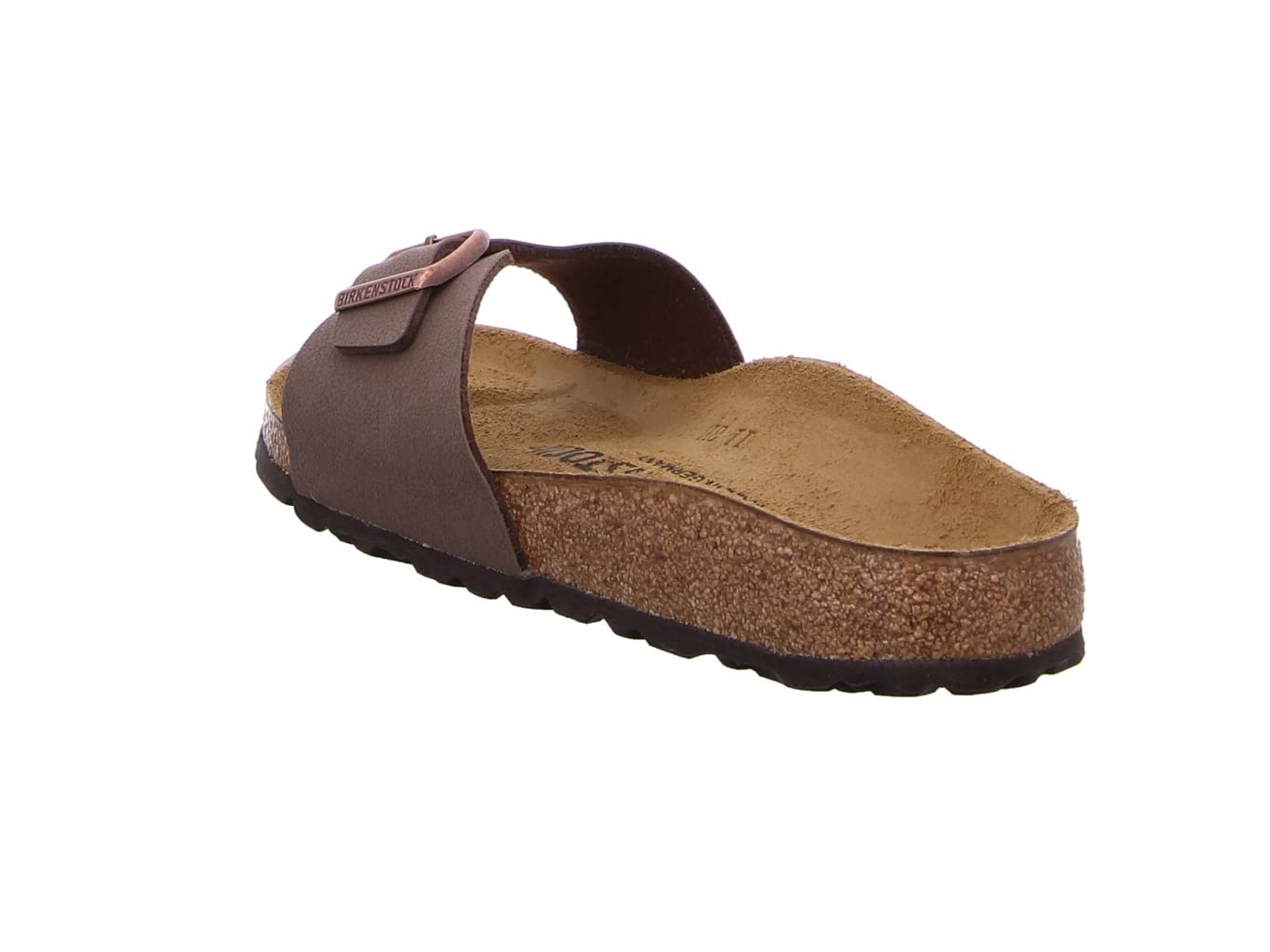 Birkenstock Madrid Sandali Unisex Adulto, Marrone (Mocca Nubuk), 44